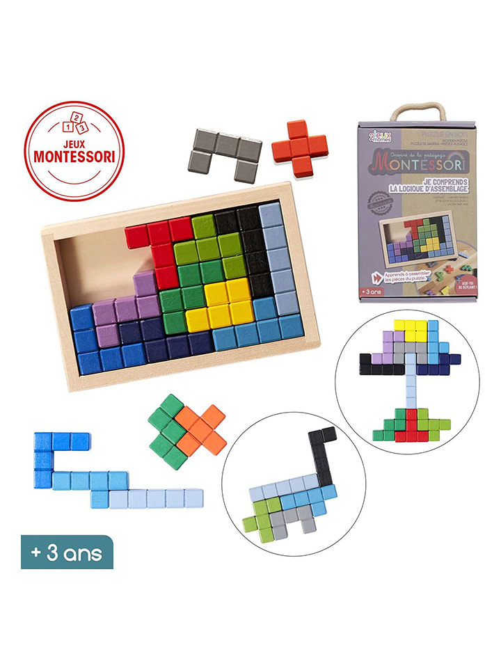 The Home Deco Kids Drewniane puzzle - 3+ rozmiar: onesize
