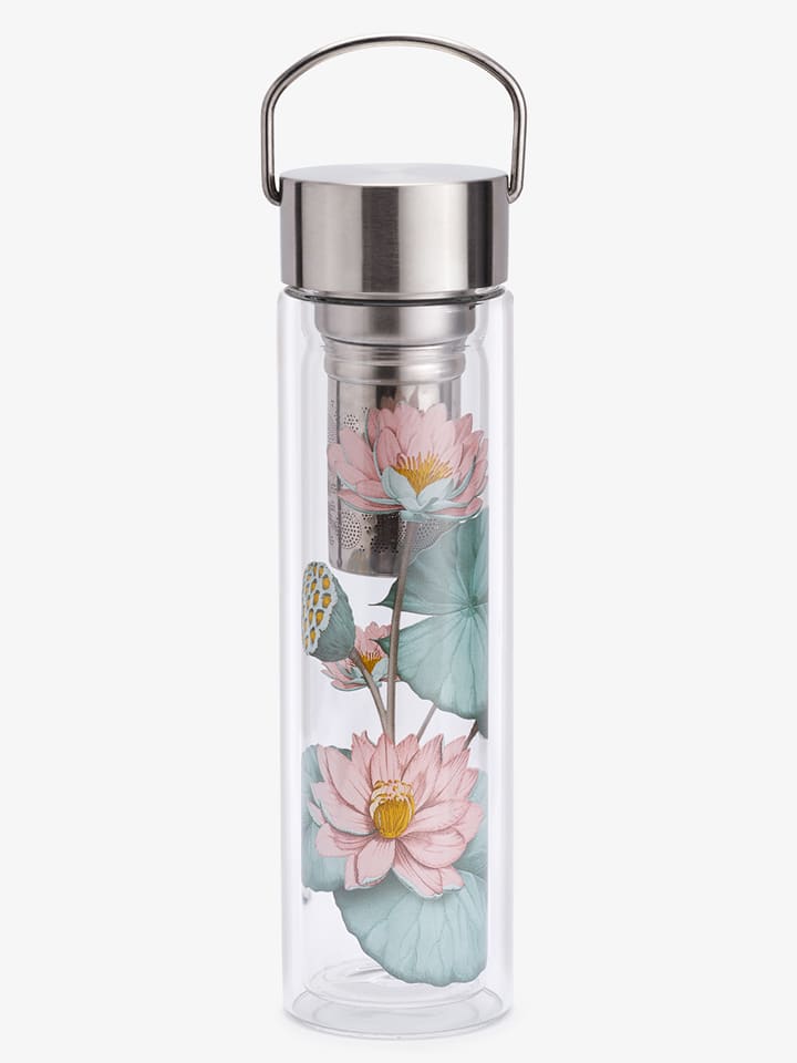 Eigenart Zaparzacz "Flowtea - Padma" w kolorze jasnoróżowo-zielonym do herbaty - 350 ml rozmiar: onesize