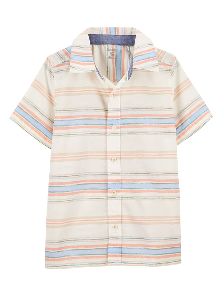 OshKosh Koszula w kolorze kremowym rozmiar: 104