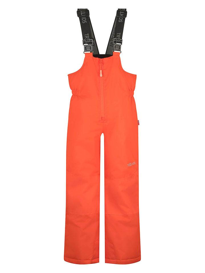 Trollkids Spodnie narciarskie "Nordkapp" w kolorze pomarańczowym rozmiar: 110