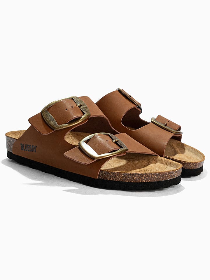 Bluebay Klapki "Doti" w kolorze jasnobrązowym rozmiar: 40