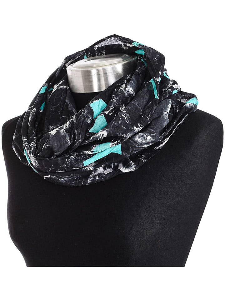 Buff Szal-koło w kolorze czarnym - 75 x 45 cm rozmiar: onesize