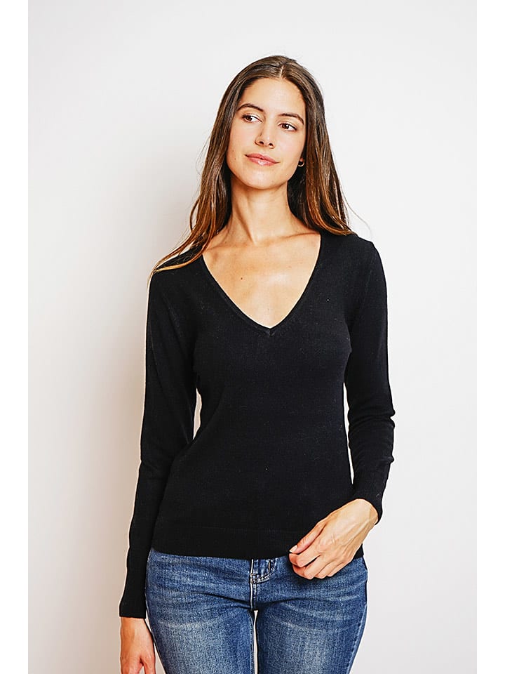 William de Faye Sweter w kolorze czarnym rozmiar: 42