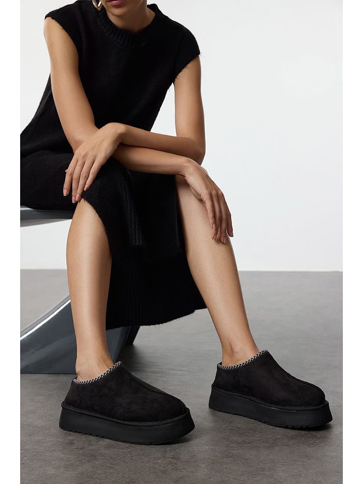 trendyol Botki w kolorze czarnym rozmiar: 40