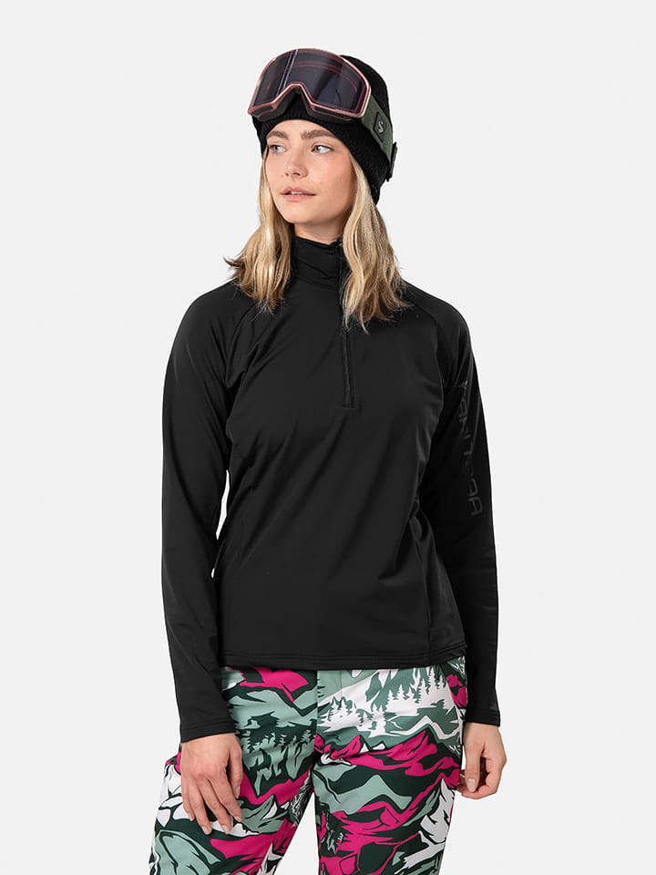 KARI TRAA Koszulka funkcyjna "Evelyn" w kolorze czarnym rozmiar: S