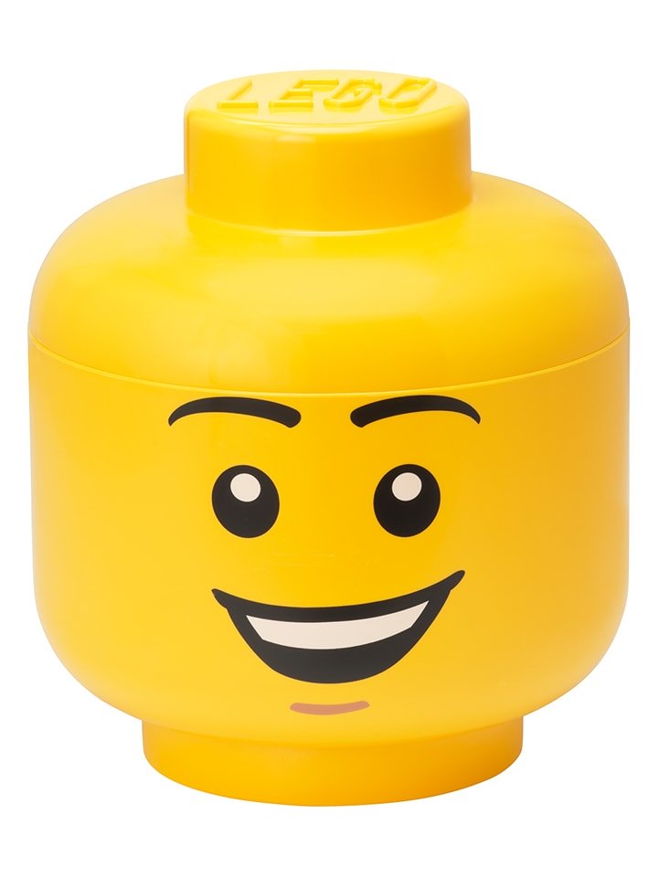 LEGO Pojemnik "Happy Boy" w kolorze żółtym - wys. 72,1 x Ø 24 cm rozmiar: onesize