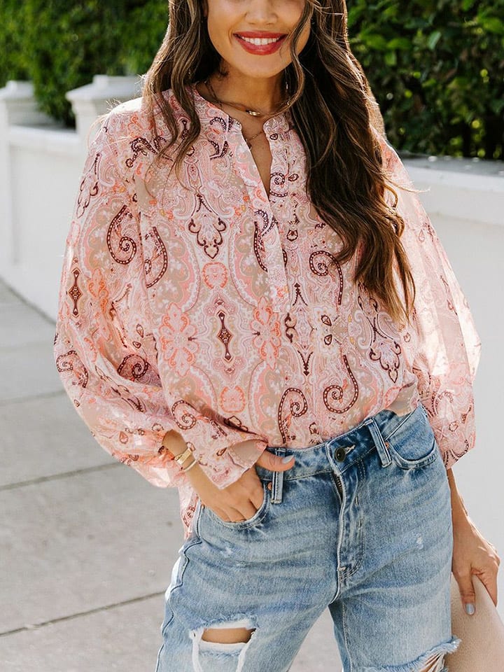 Milan Kiss Bluzka w kolorze jasnoróżowym rozmiar: M