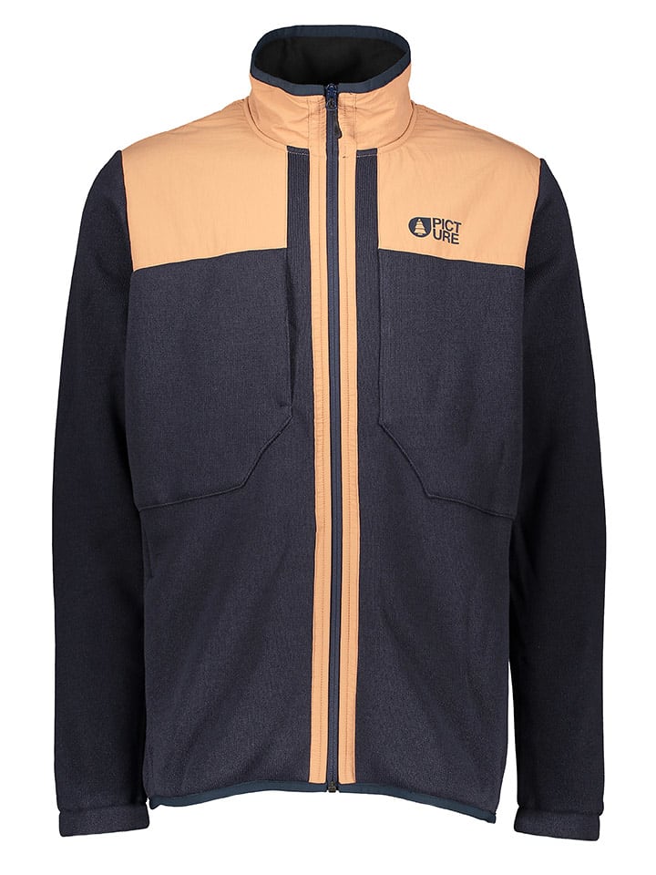 PICTURE Kurtka polarowa "Dauwy" w kolorze granatowym rozmiar: XS