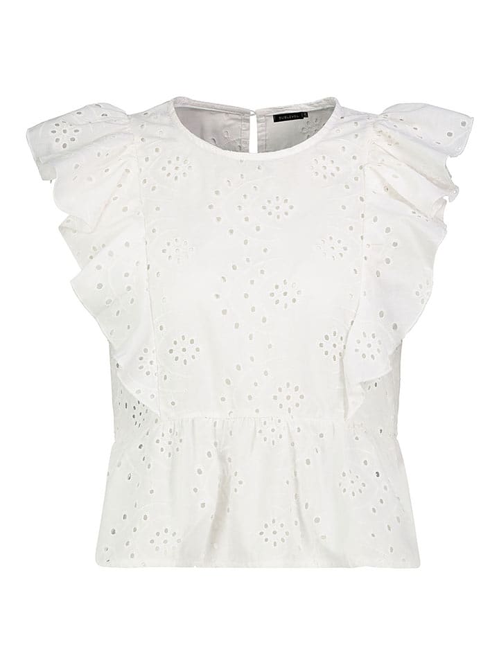 Sublevel Bluzka w kolorze białym rozmiar: M/L