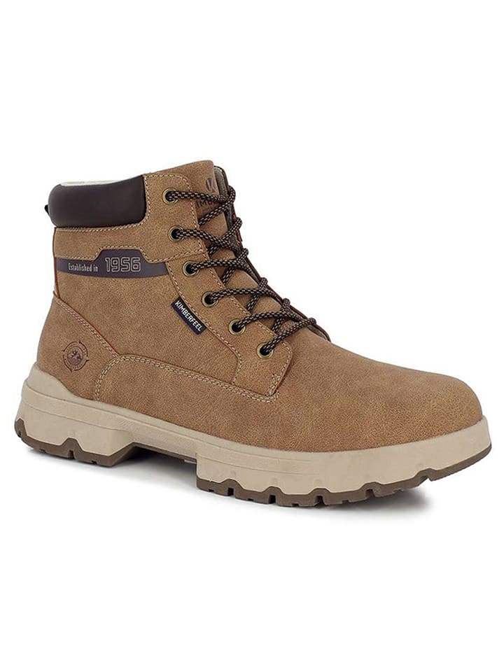 Kimberfeel Botki "Leyan" w kolorze musztardowym rozmiar: 41