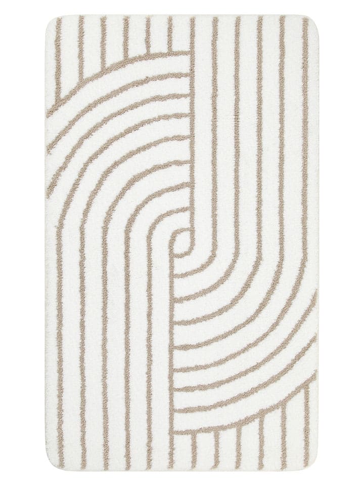 Wecon Home Dywanik łazienkowy "Basics Hilda" w kolorze kremowym rozmiar: 70x120 cm