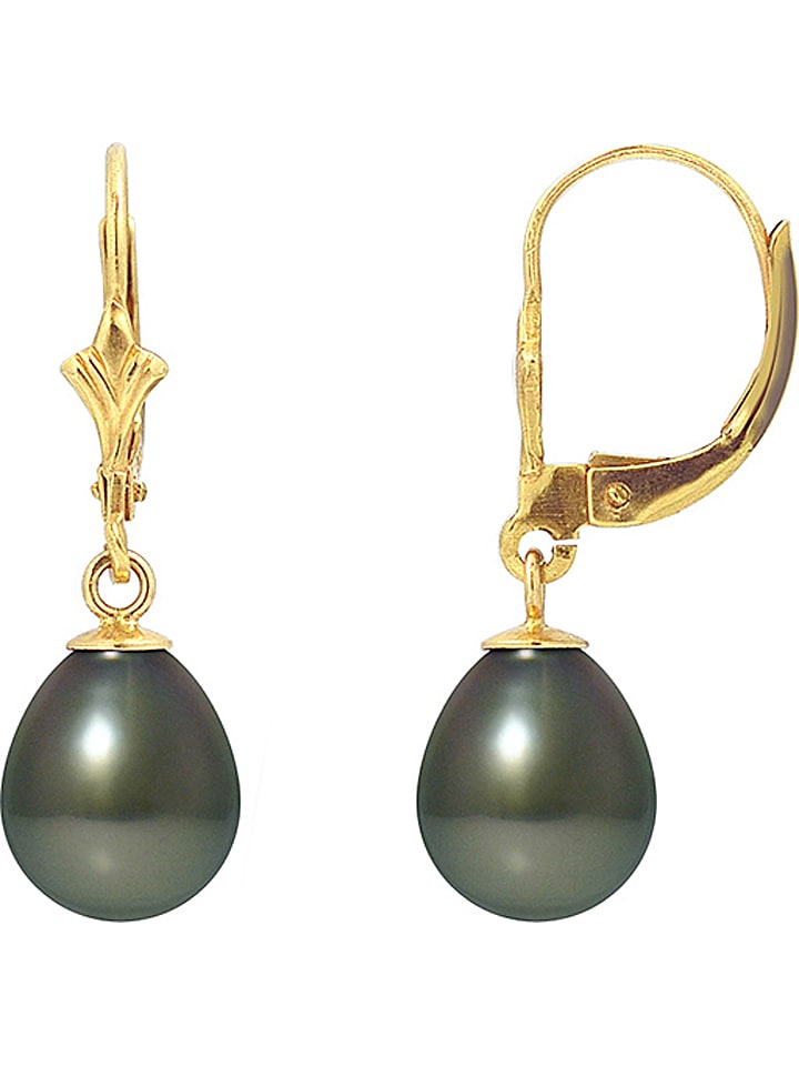 Pearl Addict Złote kolczyki z perłami rozmiar: onesize