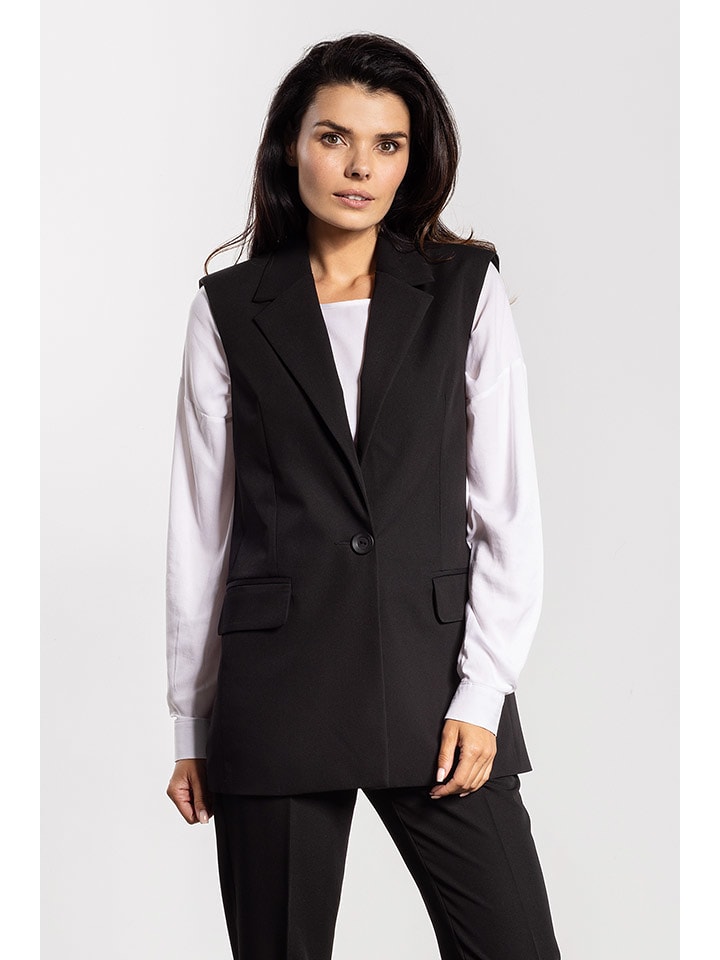 Awama Kamizelka w kolorze czarnym rozmiar: XL