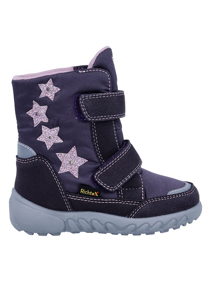Richter Shoes Kozaki zimowe "Husky" w kolorze granatowo-fioletowym rozmiar: 31