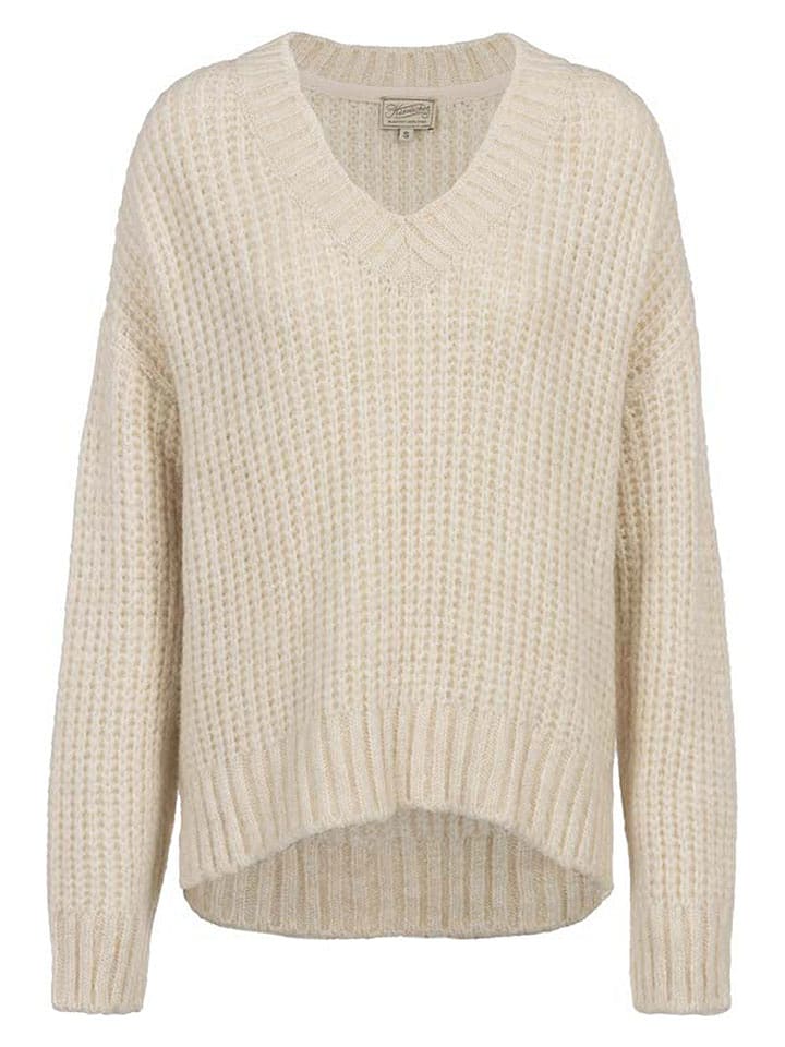 Herrlicher Sweter "Lottina" w kolorze beżowym rozmiar: S