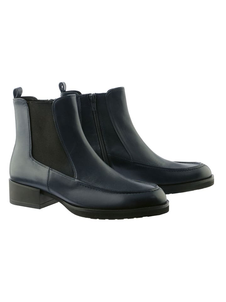 Högl Skórzane botki w kolorze granatowym rozmiar: 41