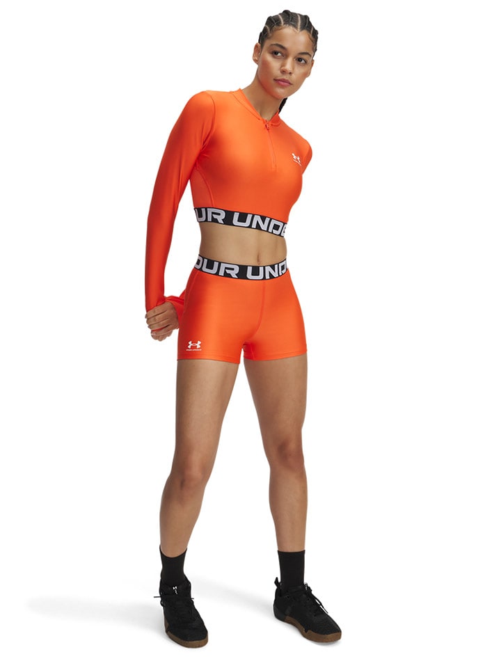Under Armour Szorty sportowe w kolorze pomarańczowym rozmiar: L