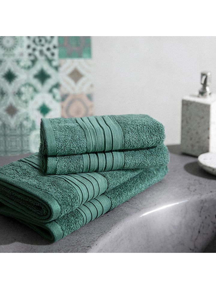 Homla Ręcznik "Maride" w kolorze zielonym do rąk - 90 x 50 cm rozmiar: onesize