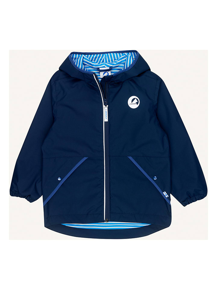 finkid Kurtka przeciwdeszczowa "Puuskianinen" w kolorze granatowym rozmiar: 90/100