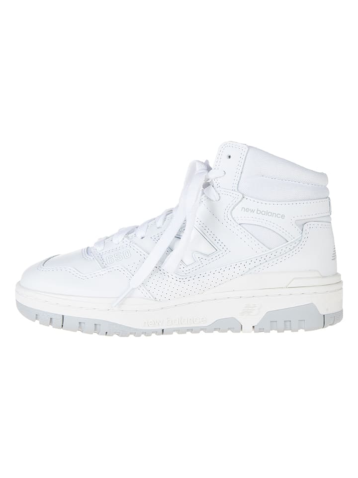 New Balance Skórzane sneakersy "650R" w kolorze białym rozmiar: 40,5