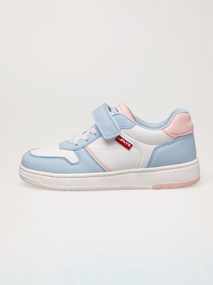 Levi's Kids Sneakersy "Kick" w kolorze biało-błękitnym rozmiar: 31