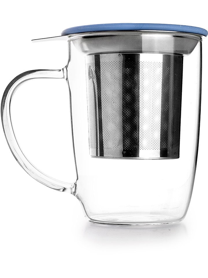 Ibili Kubek w kolorze niebieskim na herbatę - 450 ml rozmiar: onesize