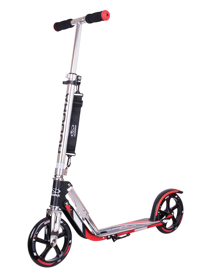 Hudora Hulajnoga "Big Wheel® 205" w kolorze srebrno-czerwonym - 7+ rozmiar: onesize
