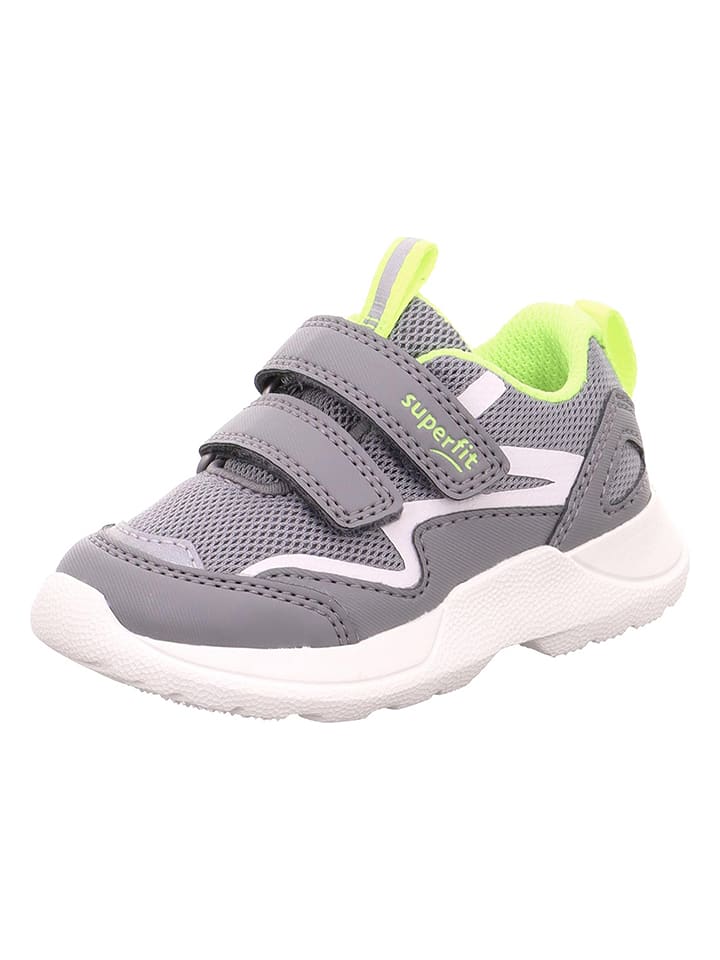 superfit Sneakersy "Rush" w kolorze jasnoszaro-żółtym rozmiar: 23