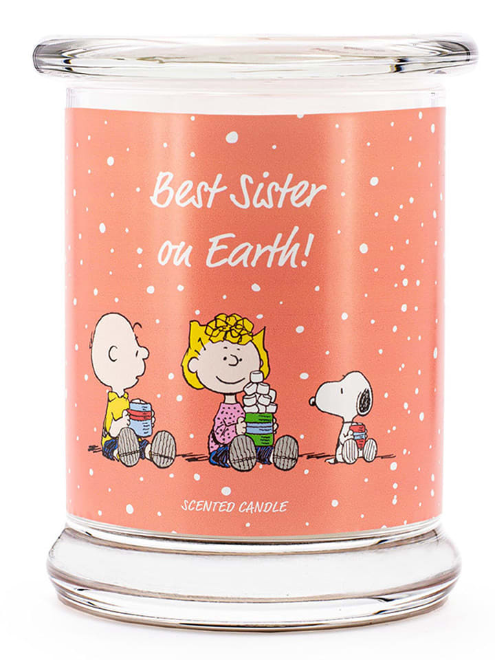 Peanuts Świeca zapachowa "Peanuts Best Sister on Earth'' - 250 g rozmiar: onesize