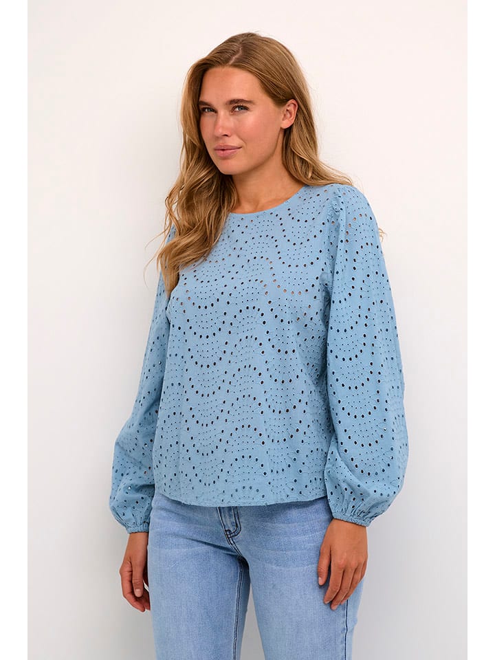 Kaffe Bluzka w kolorze błękitnym rozmiar: 40