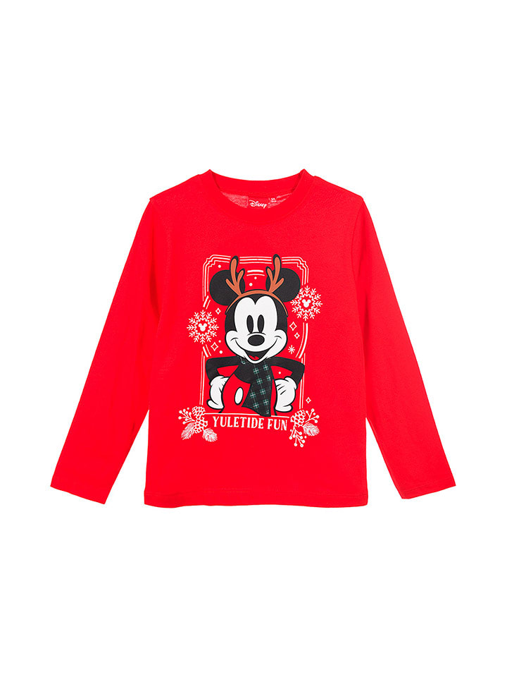 Disney Mickey Mouse Koszulka "Myszka Miki" w kolorze czerwonym rozmiar: 116