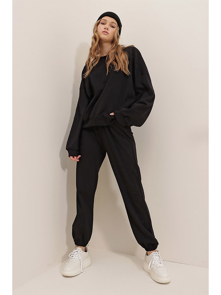 Trend Alacati 2-częściowy zestaw w kolorze czarnym rozmiar: XL