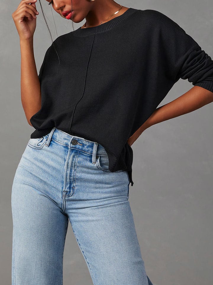 Milan Kiss Sweter w kolorze czarnym rozmiar: M