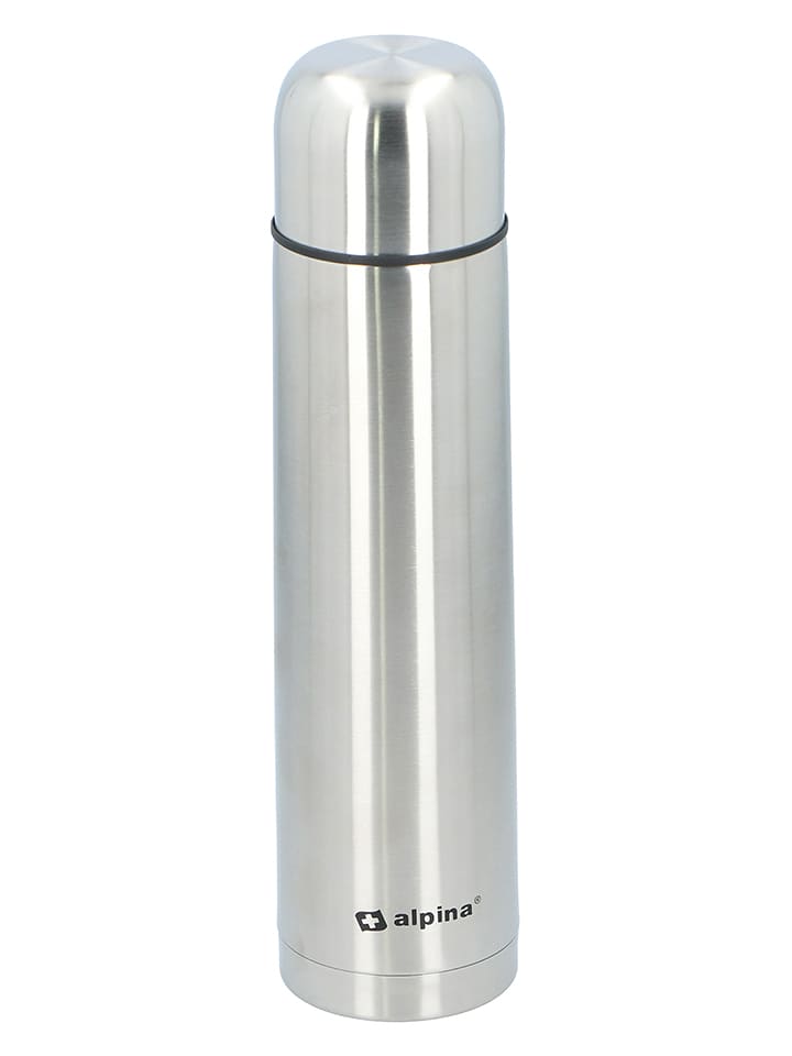 Alpina Termos w kolorze srebrnym - 1 l rozmiar: onesize