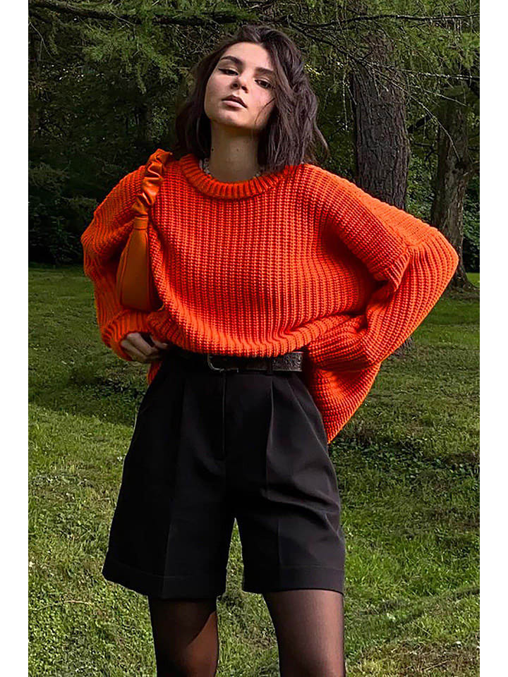 MADMEXT Sweter w kolorze pomarańczowym rozmiar: onesize