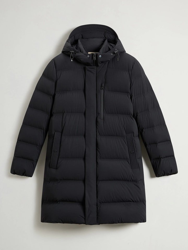 Woolrich Płaszcz puchowy w kolorze czarnym rozmiar: XXL