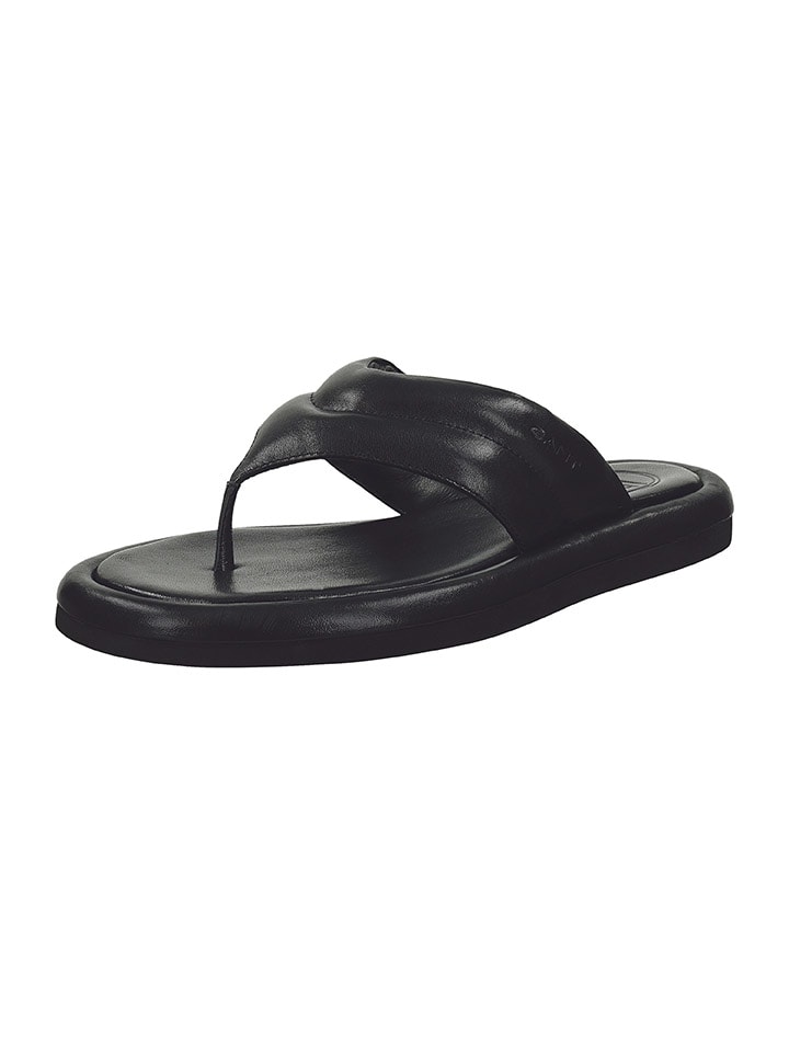 GANT Footwear Skórzane japonki "Clareha" w kolorze czarnym rozmiar: 38