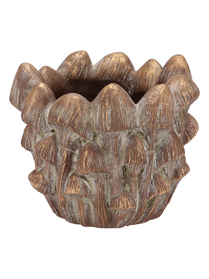 daan kromhout Doniczka w kolorze złotym - wys. 19 x Ø 23 cm rozmiar: onesize