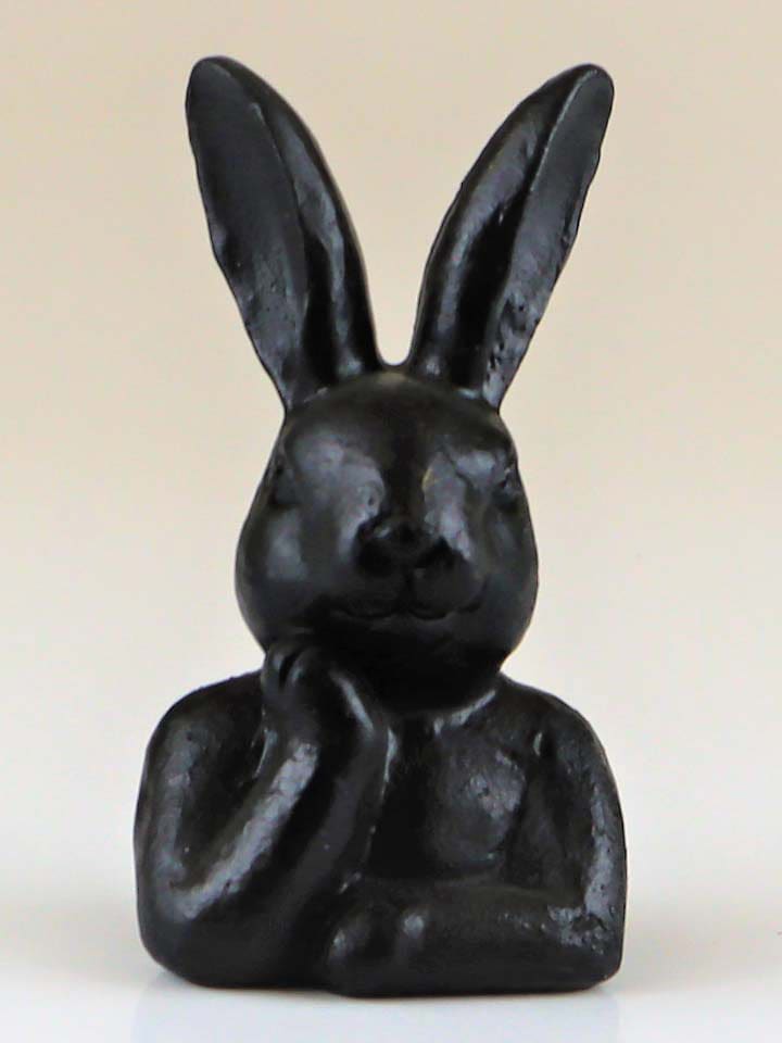 AM Design Figurka dekoracyjna w kolorze czarnym - 5,5 x 12,5 x 7 cm rozmiar: onesize