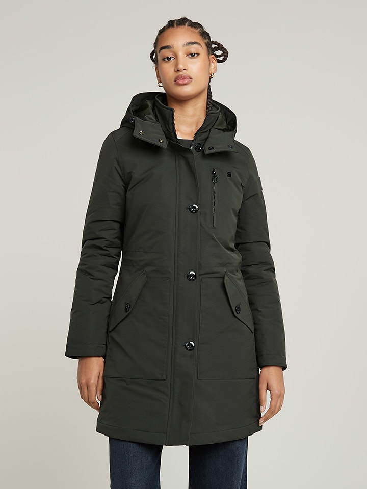 G-Star Parka w kolorze zielonym rozmiar: S