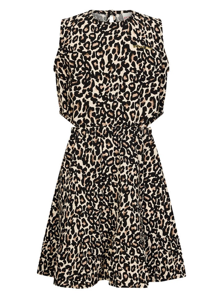 Retour Sukienka "Noelle" w kolorze beżowo-czarnym rozmiar: 146/152