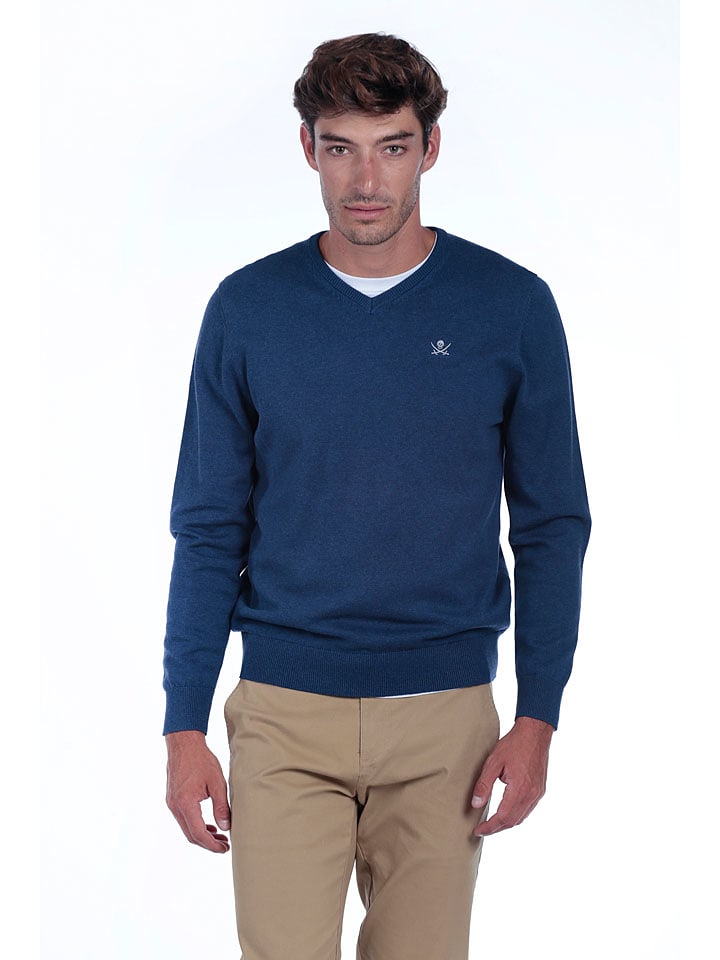 The Time of Bocha Sweter "Pico" w kolorze granatowym rozmiar: XL