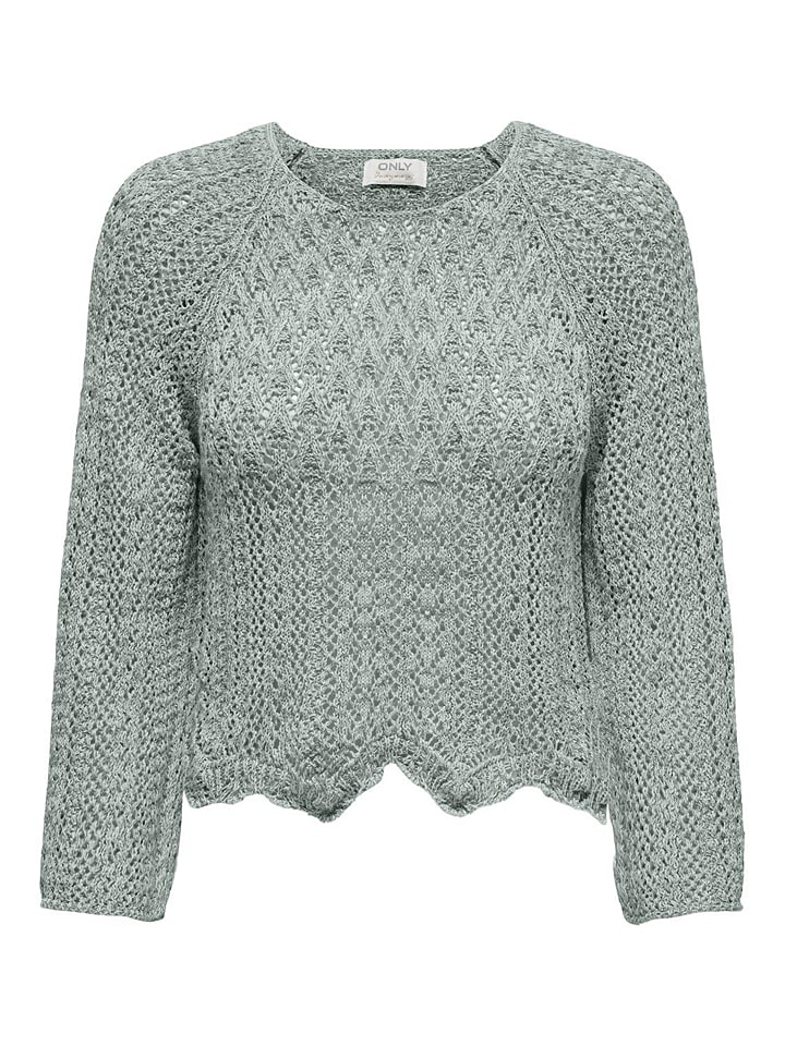 ONLY Sweter w kolorze beżowym rozmiar: XL