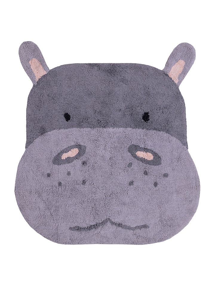 Villa d´Este Dywan "Hippo" w kolorze szarym - Ø 100 cm rozmiar: onesize