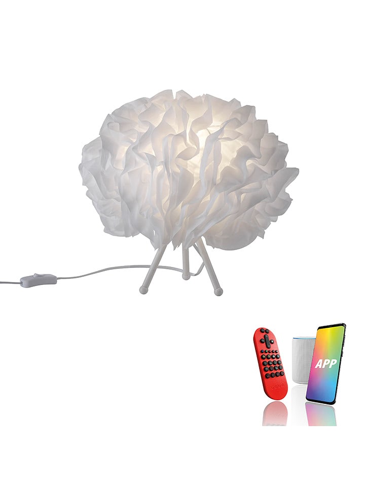 Just Light Lampa stołowa w kolorze białym - wys. 30 x Ø 35 cm rozmiar: onesize