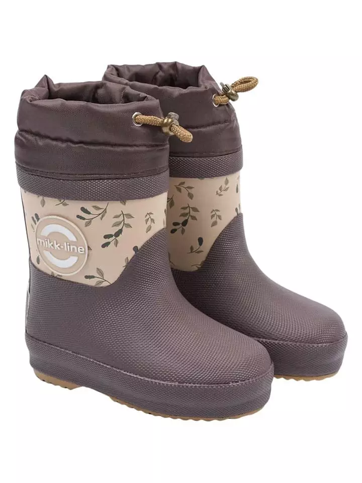 mikk-line Kalosze w kolorze brązowym rozmiar: 34