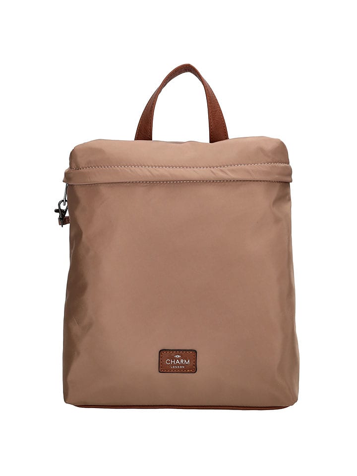 Charm Plecak "Buckingham" w kolorze jasnobrązowym - 29 x 26,5 x 7,5 cm rozmiar: onesize
