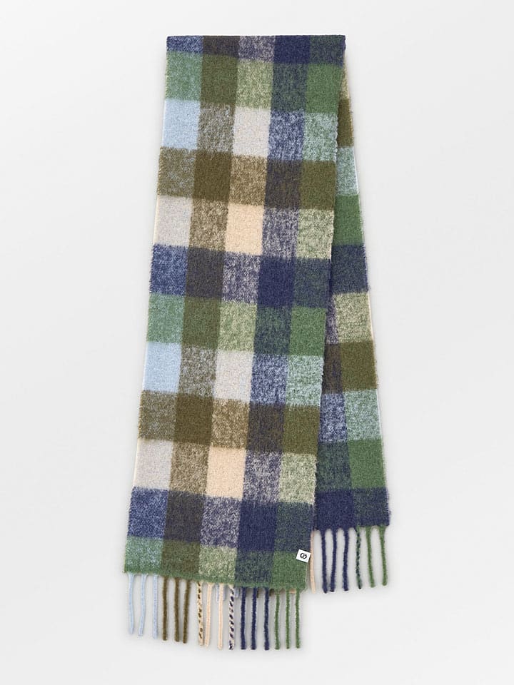 Becksöndergaard Szal w kolorze niebiesko-zielono-oliwkowym - 200 x 35 cm rozmiar: onesize