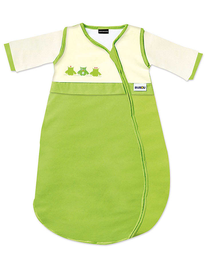 Gesslein Śpiworek "Bubou" w kolorze zielono-kremowym rozmiar: 70 cm