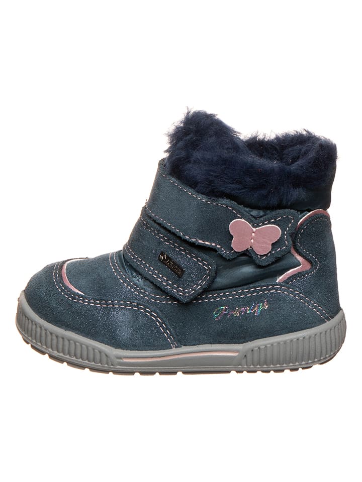 Primigi Skórzane botki w kolorze granatowym rozmiar: 19